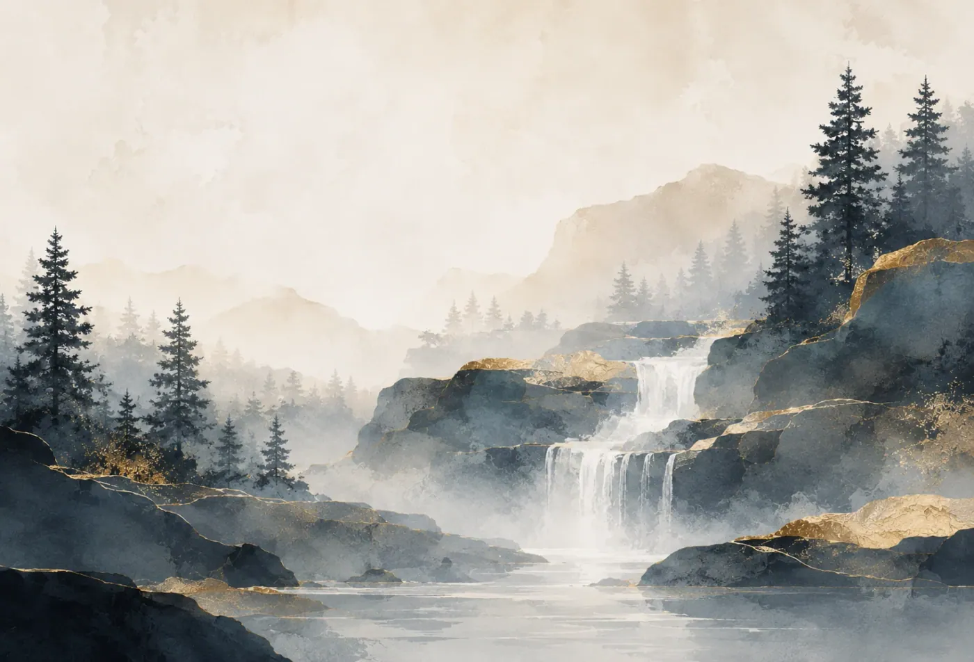 Falling Water, Quiet Horizons